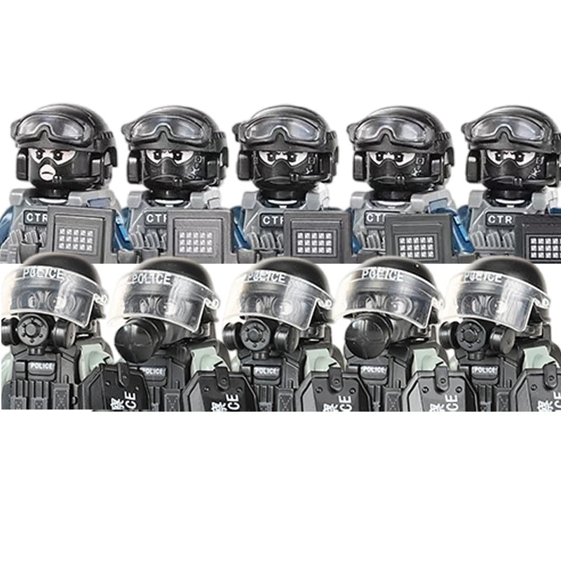 City Police PTU Special Forces (Minifigures)
