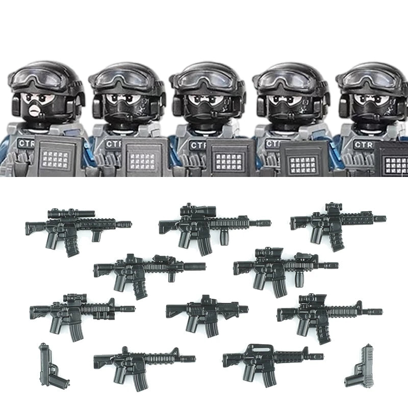 City Police PTU Special Forces (Minifigures)