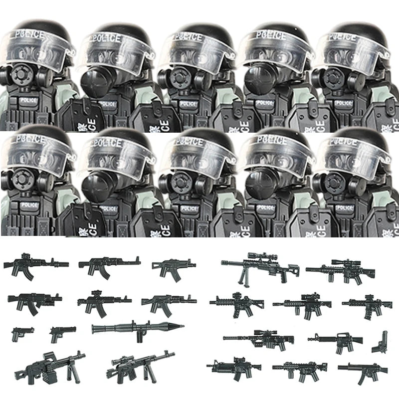 City Police PTU Special Forces (Minifigures)