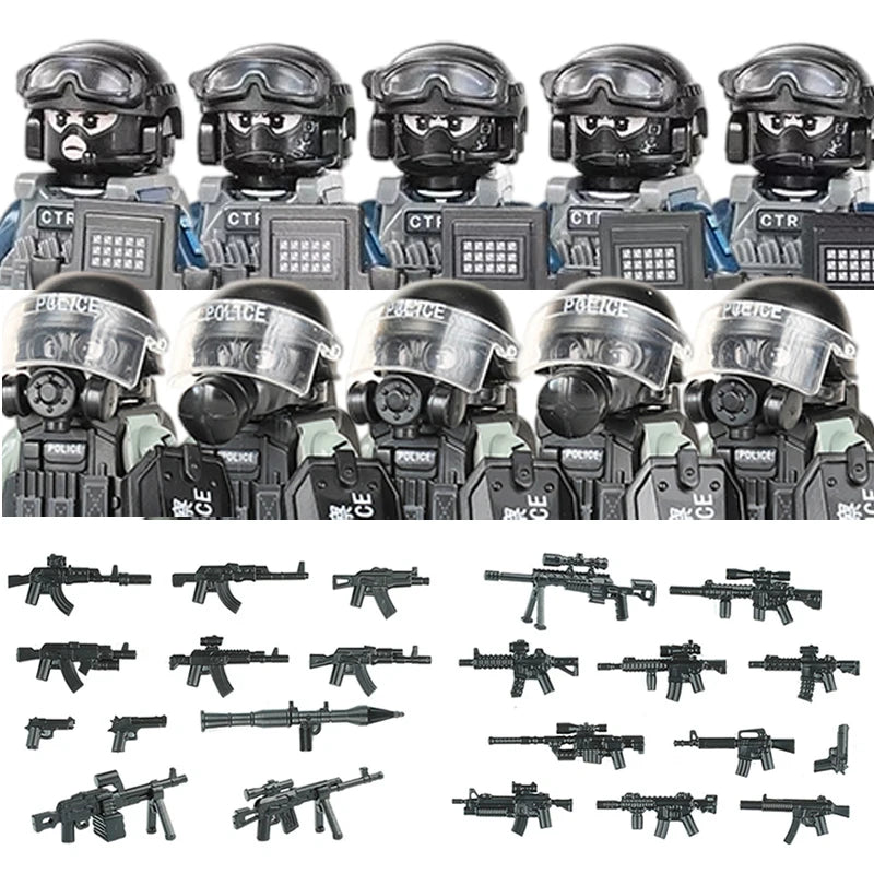 City Police PTU Special Forces (Minifigures)