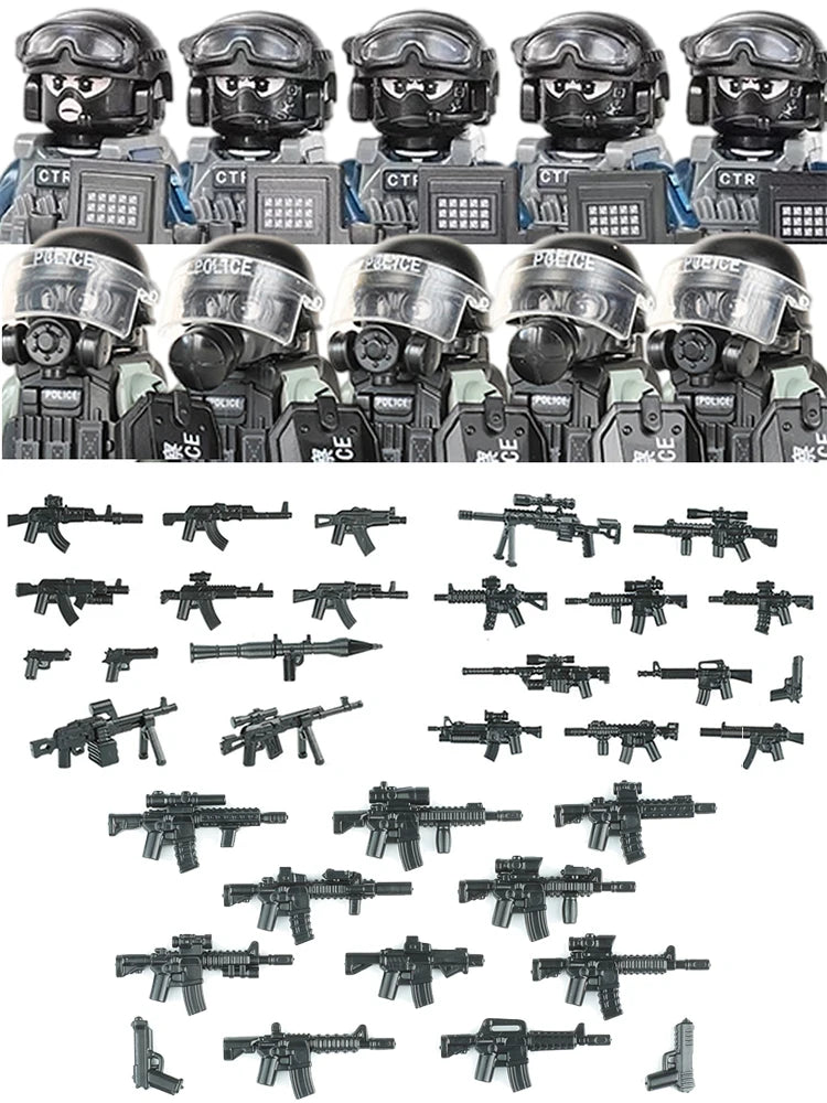 City Police PTU Special Forces (Minifigures)