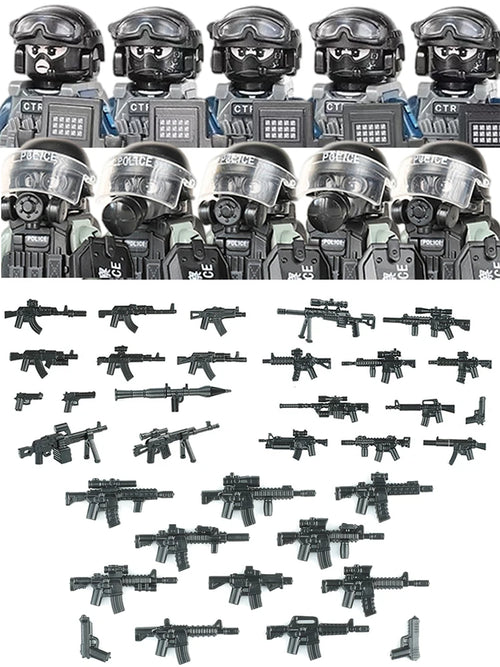 City Police PTU Special Forces (Minifigures)