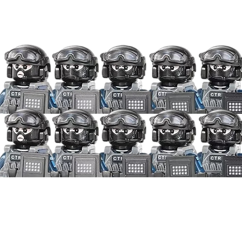 City Police PTU Special Forces (Minifigures)