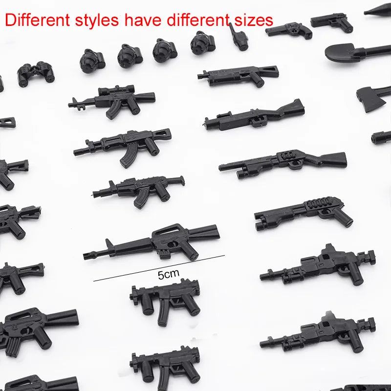 50pcs Firearms for Minifigures