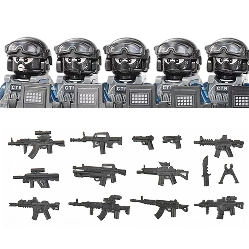 City Police PTU Special Forces (Minifigures)