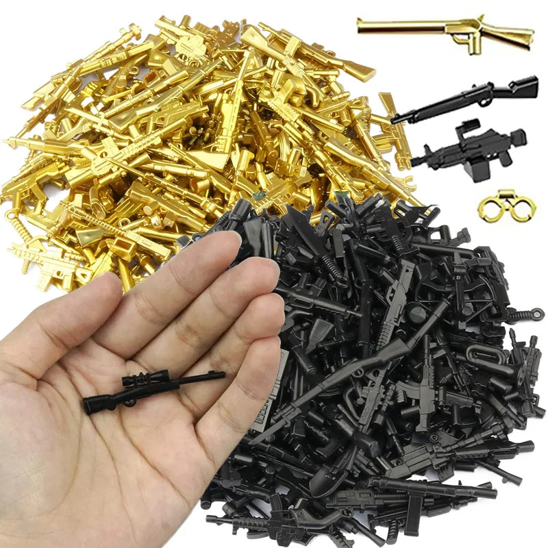 50pcs Firearms for Minifigures