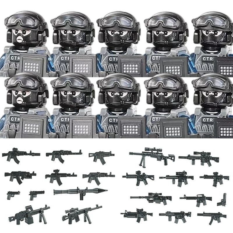 City Police PTU Special Forces (Minifigures)
